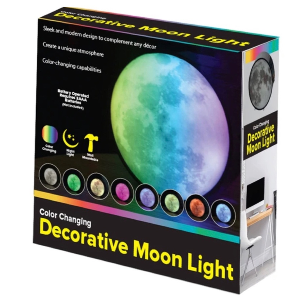 NIB Color Changing Decorative Moon Light!